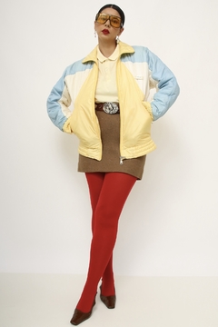 Jaqueta nylon dupla face vintage - loja online
