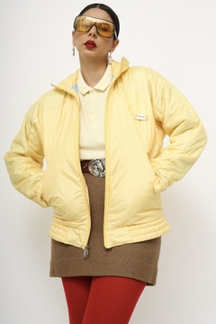 Jaqueta nylon dupla face vintage na internet