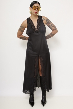 Conjunto ROBE + CAMISOLA preto - loja online