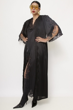 Conjunto ROBE + CAMISOLA preto na internet