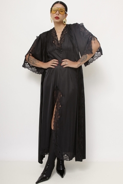 Conjunto ROBE + CAMISOLA preto na internet