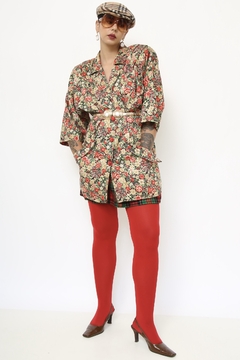 Blazer flores vintage ombreira 80´s na internet