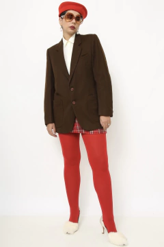 Imagem do Blazer lã marrom chester vintage