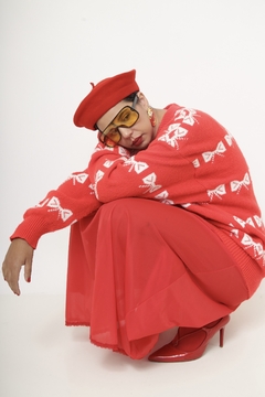 Pulover laços vermelho vintage - Capichó Brechó