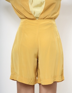 Camisa amarela vintage 80´s cropped - loja online