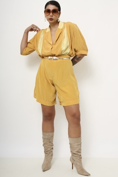 Camisa amarela vintage 80´s cropped na internet