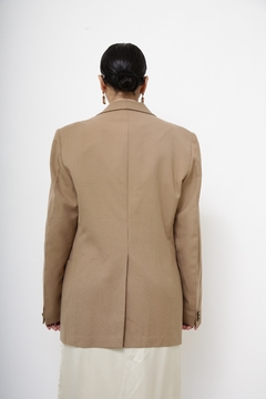 Blazer bege textura vintage - loja online