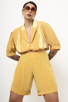 Camisa amarela vintage 80´s cropped na internet