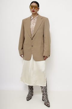 Blazer bege textura vintage na internet