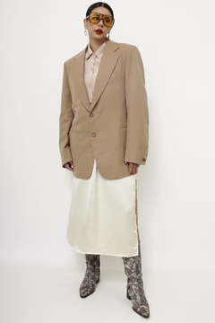 Blazer bege textura vintage - comprar online