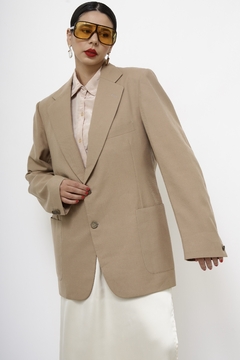 Imagem do Blazer bege textura vintage