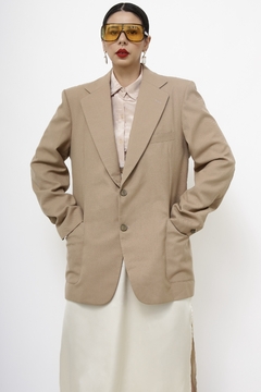 Blazer bege textura vintage - loja online