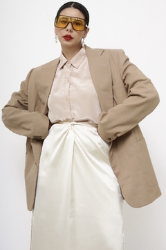 Imagem do Blazer bege textura vintage