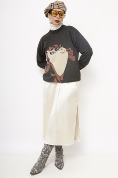 Pulover TAZ cinza vintage - comprar online