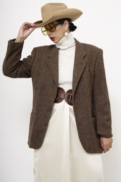 Blazer marrom YVES SAINT LAURENT - loja online