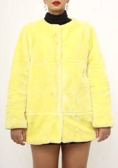 Casaco pelucia amarelo PIU PIU forrado - Capichó Brechó