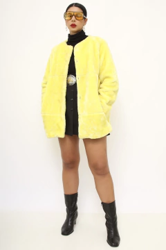 Casaco pelucia amarelo PIU PIU forrado - loja online