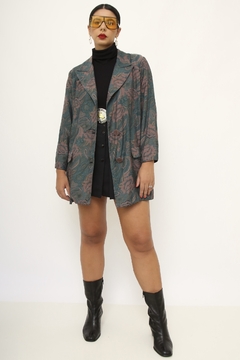 Blazer levinho viscose verde rosa na internet