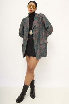 Imagem do Blazer levinho viscose verde rosa