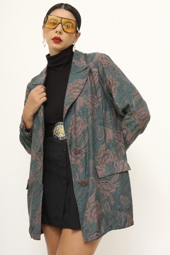 Blazer levinho viscose verde rosa na internet