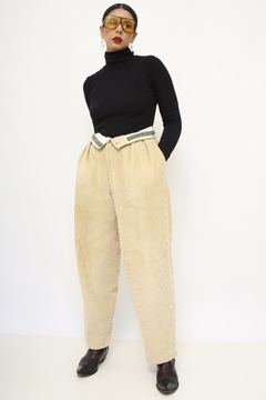 Calça HUGO BOSS cotele bege