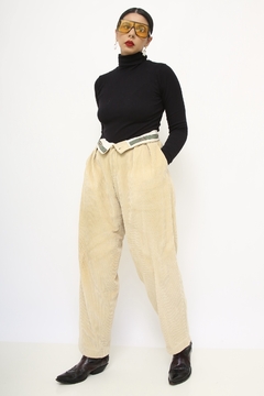 Calça HUGO BOSS cotele bege - loja online