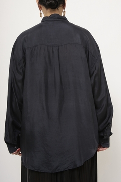 Imagem do Camisa preta 100% seda