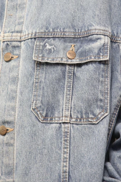 Jaqueta jeans cavalinho vintage - comprar online