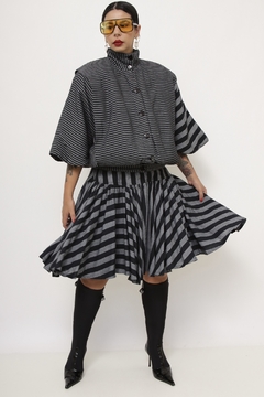 Conjunto SAIA + BLUSA listras vintage - loja online