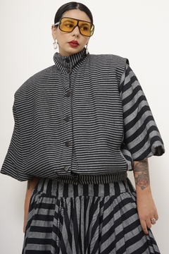 Conjunto SAIA + BLUSA listras vintage