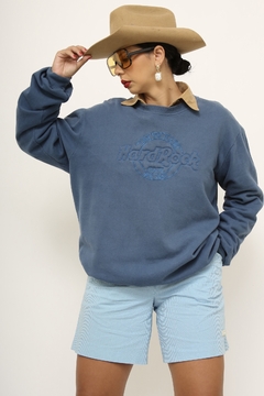 Imagem do Moletom Hrd Rock azul NEW YORK replica