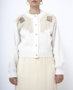 Pulôver tricot cropped vintage na internet
