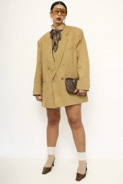Blazer 100% linho camelo na internet