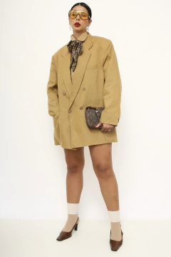 Blazer 100% linho camelo na internet