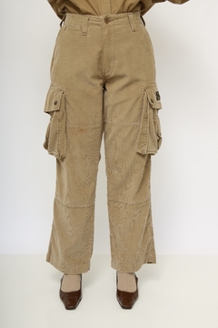 Calça cotele bege cargo POLO RALP LAUREN - comprar online