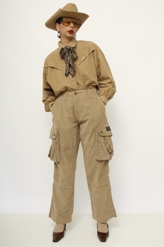 Calça cotele bege cargo POLO RALP LAUREN - comprar online