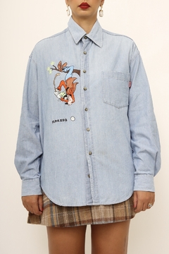 Imagem do Camisa jeans Pateta florida