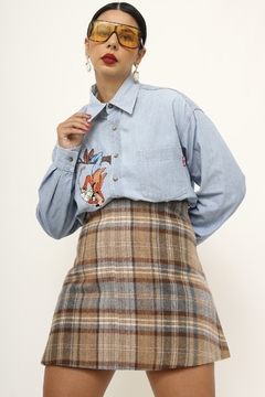 Camisa jeans Pateta florida na internet