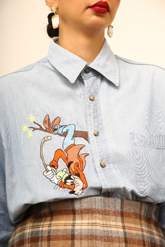 Camisa jeans Pateta florida
