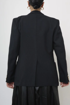 Blazer preto vila romana vintage - loja online