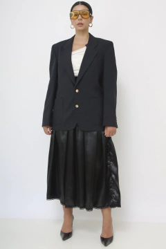 Blazer preto vila romana vintage na internet