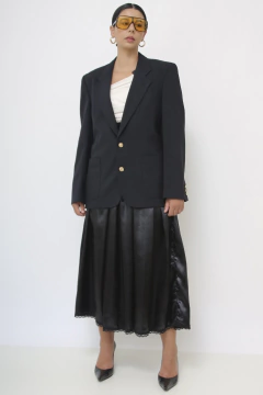 Blazer preto vila romana vintage - comprar online
