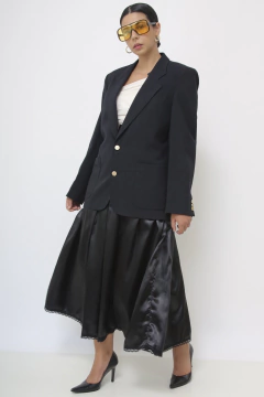 Blazer preto vila romana vintage - comprar online