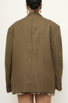 Blazer xadrez forro estampado vintage MAKO ( OLIVA) - comprar online