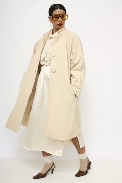 Casaco creme Lã vintage chic - loja online