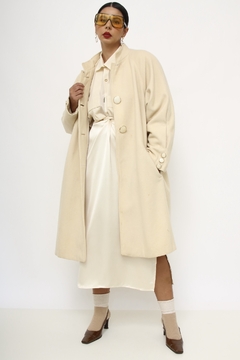 Casaco creme Lã vintage chic - loja online