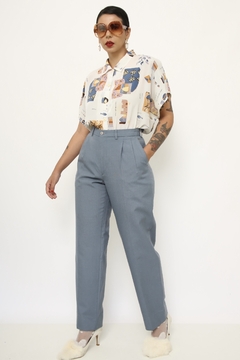 Camisa branca estampada - Capichó Brechó