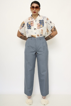 Camisa branca estampada - comprar online