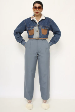 Jaqueta cropeed recorte vintage - comprar online