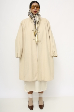 Casaco creme Lã vintage chic - loja online